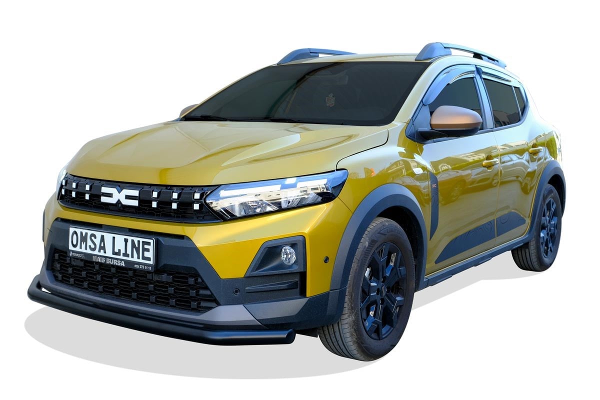 OMSA Dacia Sandero Stepway Texas Ön Koruma Çap:60 Siyah 2026 ve Sonrası