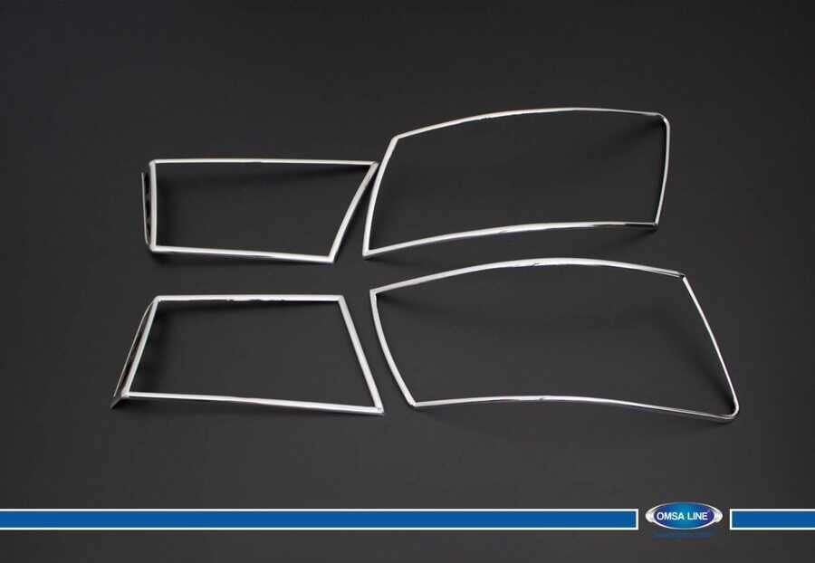 OMSA Hyundai Sonata Krom Stop Çerçevesi 4 Parça Abs 2006-2012 Arası