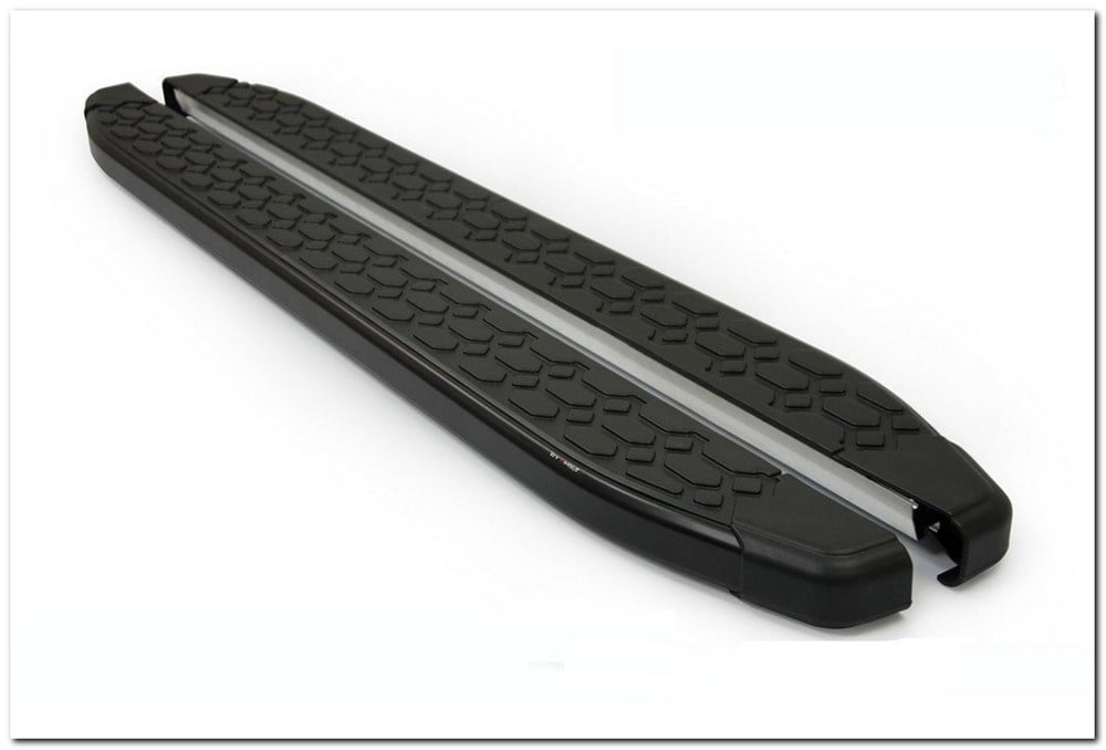 Omsa Line Ford Connect 2002-2014 Blackline Mat Siyah Alüminyum Yan Koruma Basamak