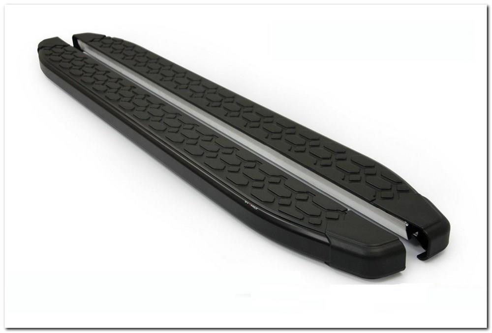 Omsa Line Ford Connect 2002-2014 Blackline Mat Siyah Alüminyum Yan Koruma Basamak