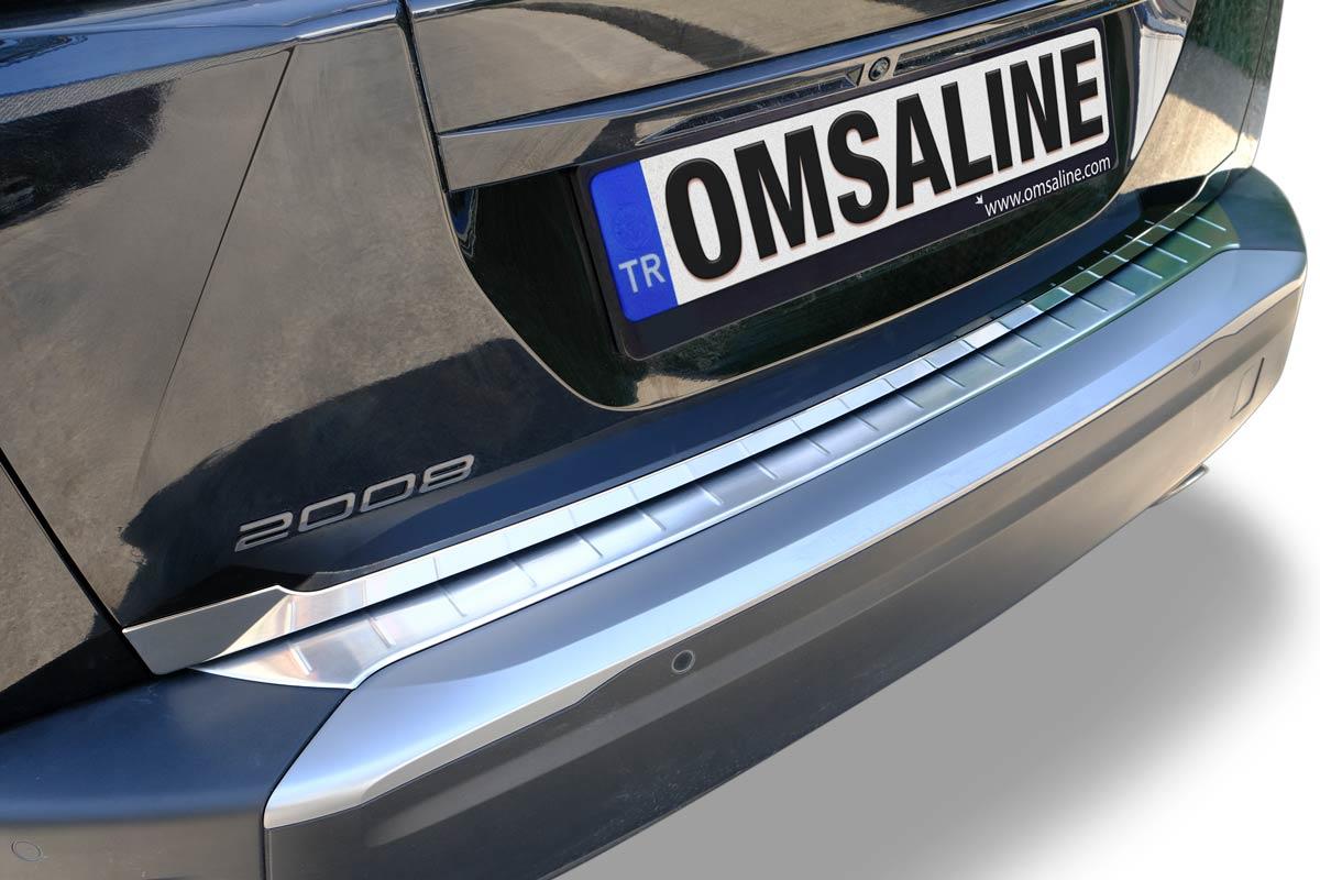 OMSA Peugeot 2008 EV Krom Arka Tampon Eşiği Taşlı 2023 ve Sonrası