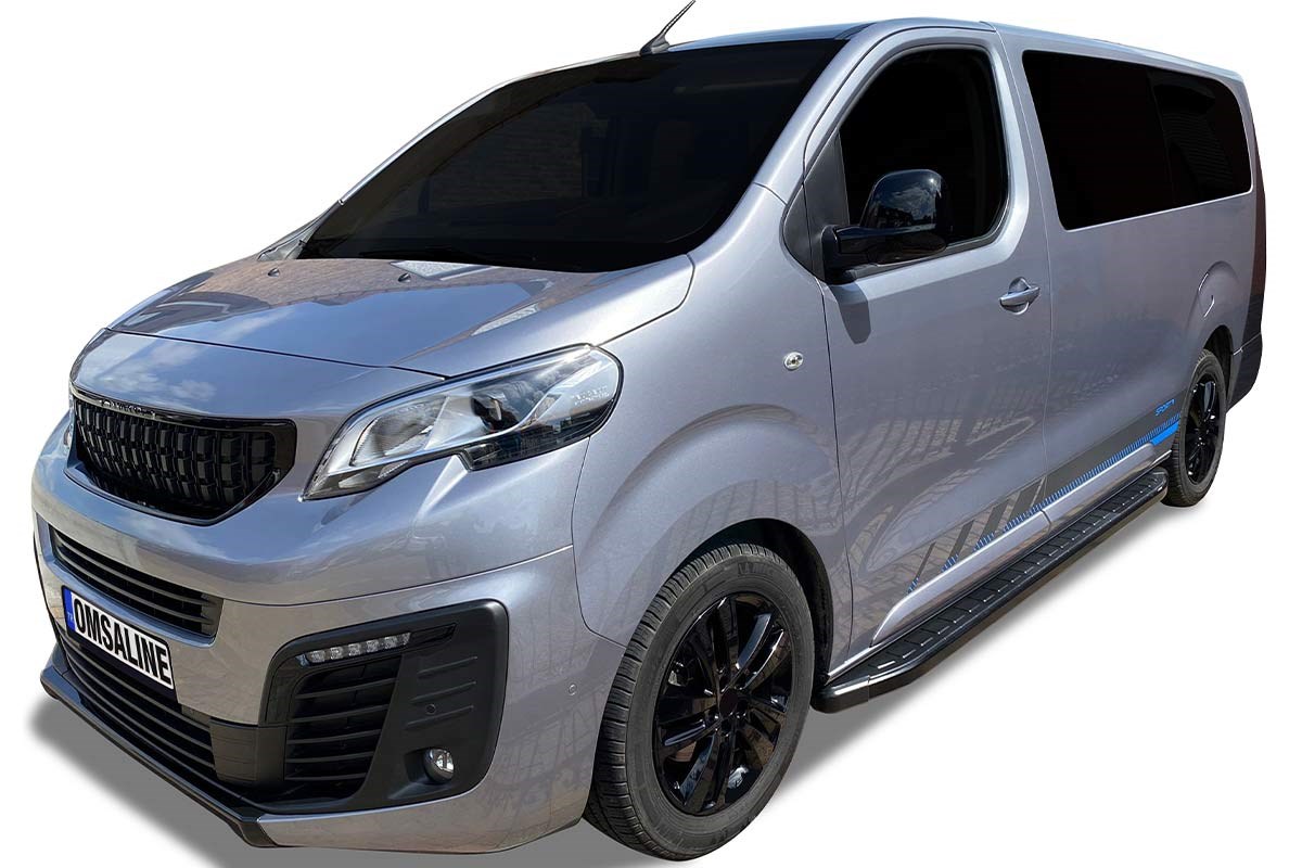 OMSA Peugeot Expert Traveller Proside Yan Basamak Siyah 2017 ve Sonrası