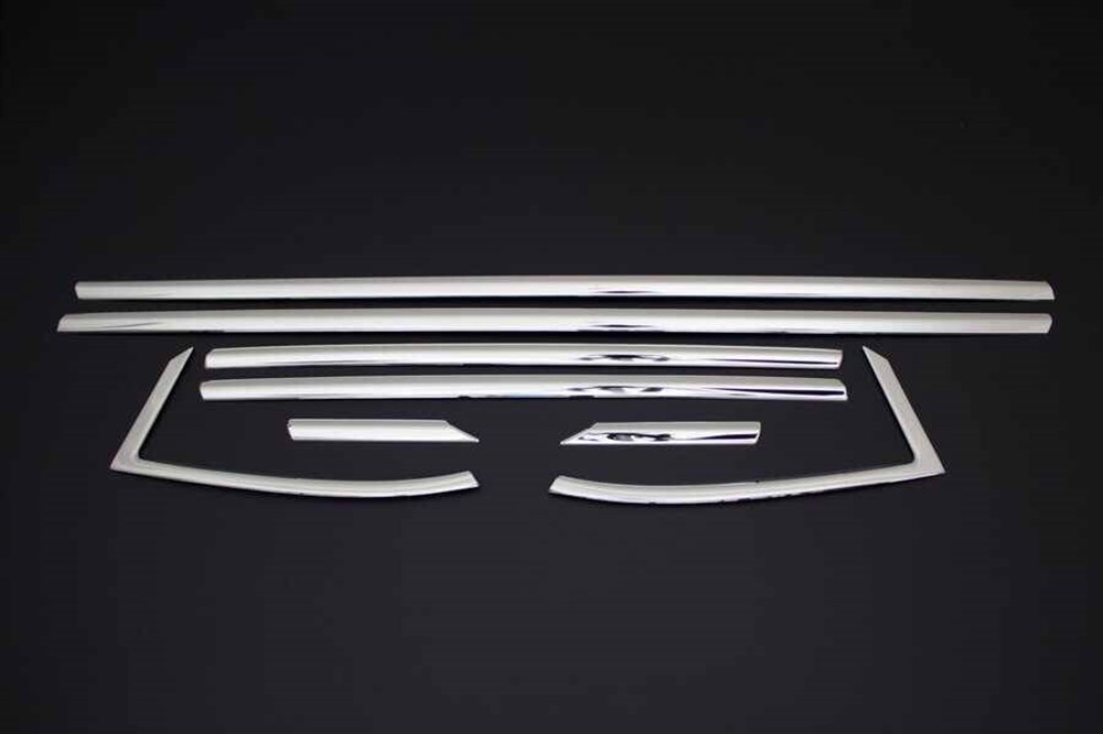 Opel Astra K Krom Alt Cam Çerçevesi 8 Parça 2015 ve Sonrası