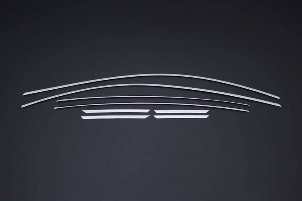 Opel Astra K Krom Üst Cam Çerçevesi 8 Parça 2015 ve Sonrası