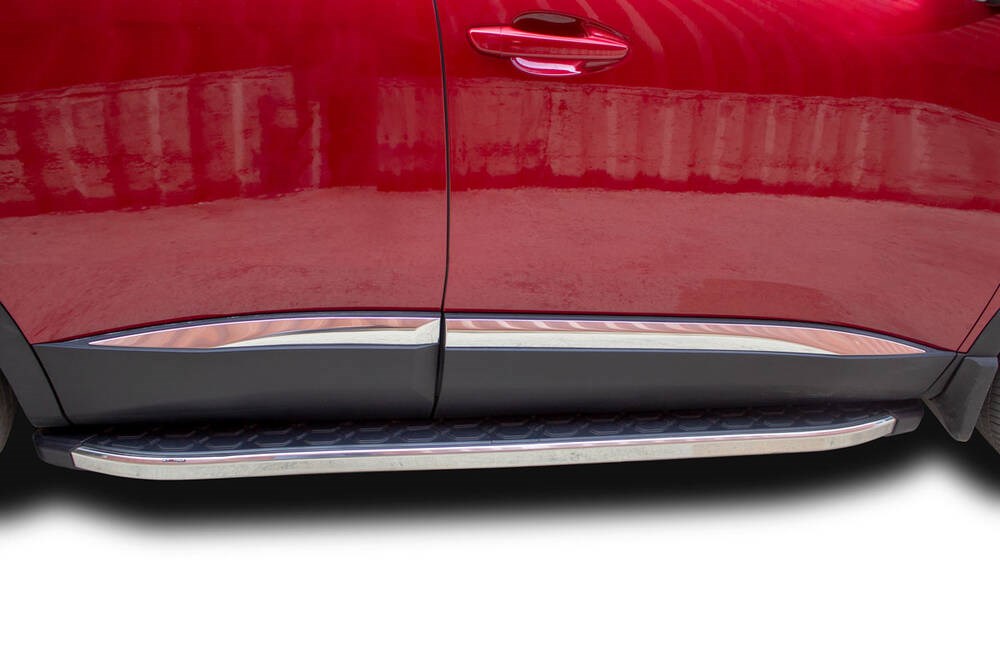 Peugeot 3008 Krom Yan Kapı Çıtası 4 Parça 2016 ve Sonrası