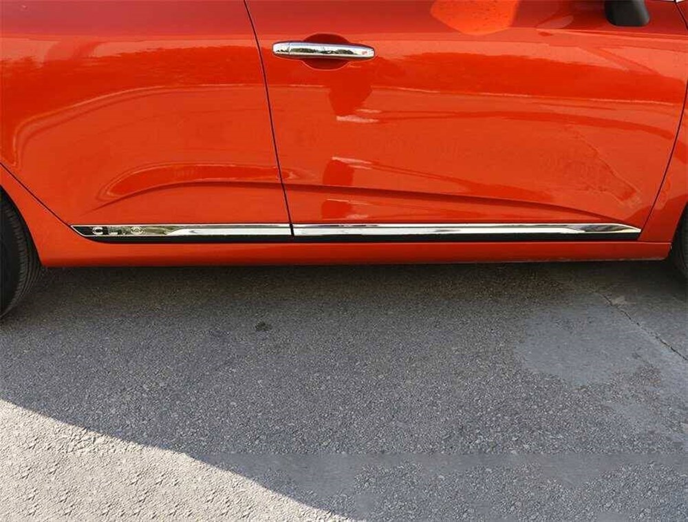 Renault Clio 5 Krom Yan Kapı Çıtası 4 Parça 2019 ve Sonrası