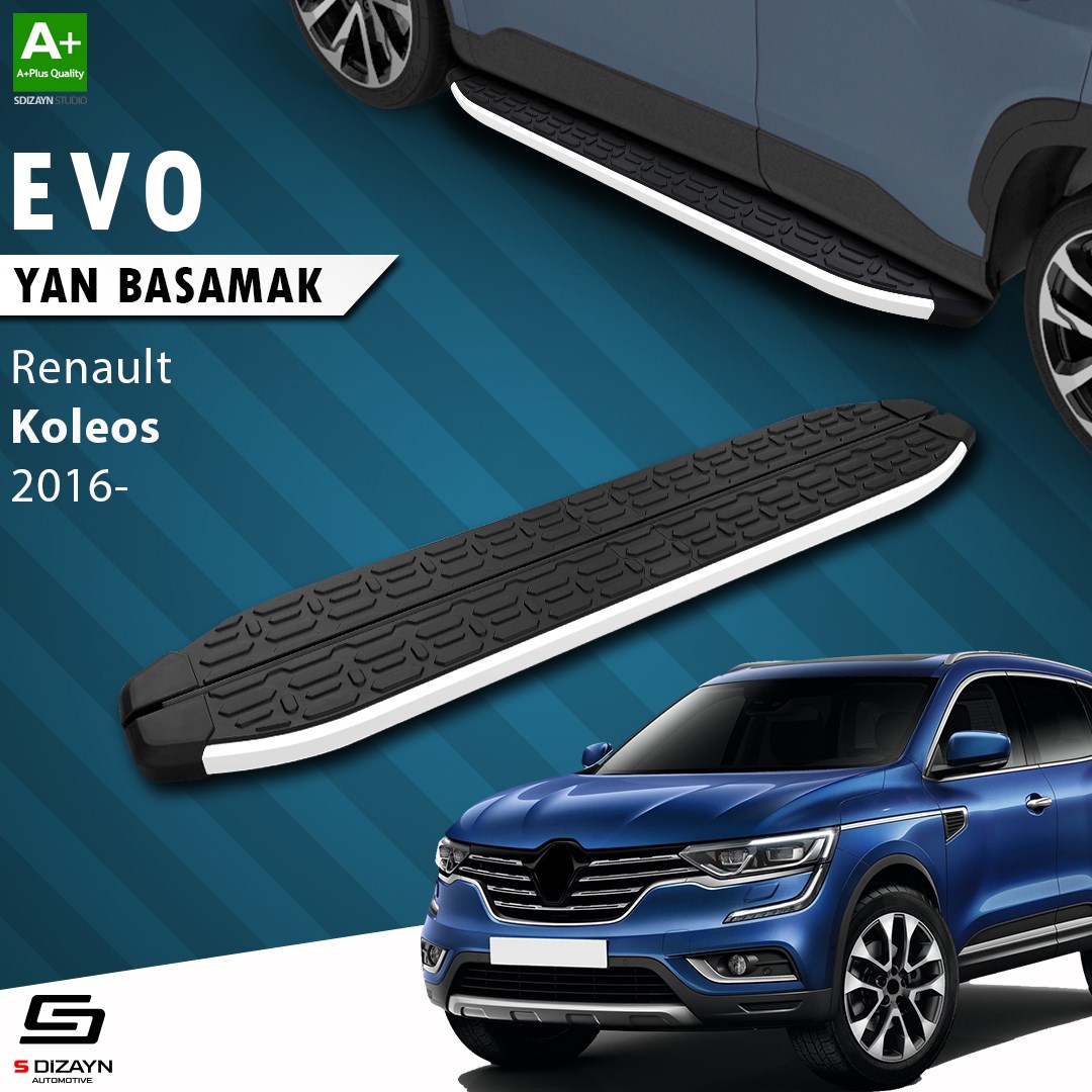 Renault Koleos 2 Evo Aluminyum Yan Basamak 163 Cm 2016 Üzeri
