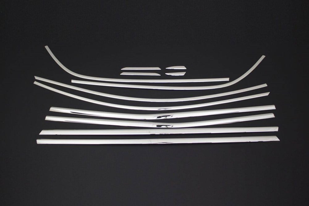 Renault Megane 4 HB Krom Cam Çerçevesi 12 Parça 2016 ve Sonrası