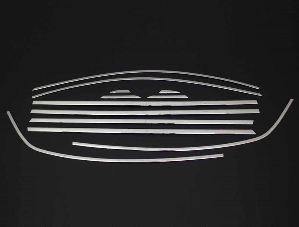 Renault Megane 4 Sedan Krom Cam Çerçevesi 12 Parça 2016-2020 Arası