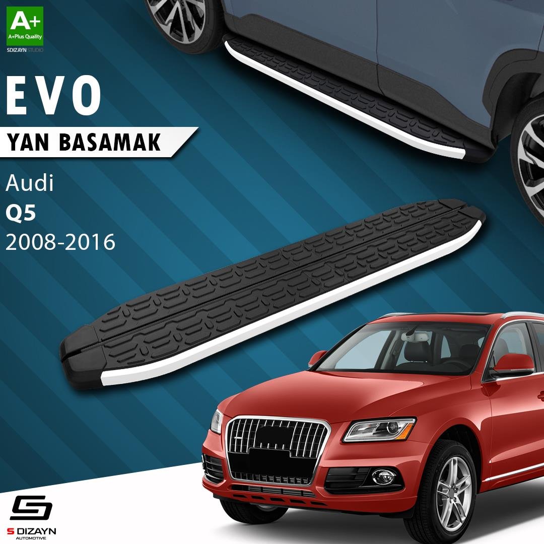S-Dizayn Audi Q5 Evo Aluminyum Yan Basamak 183 Cm 2008-2016 A+ Kalite