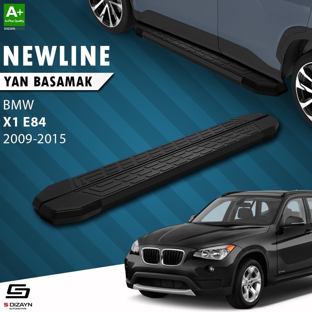 S-Dizayn Bmw X1 E84 NewLine Siyah Yan Basamak 183 Cm 2009-2015 A+ Kalite