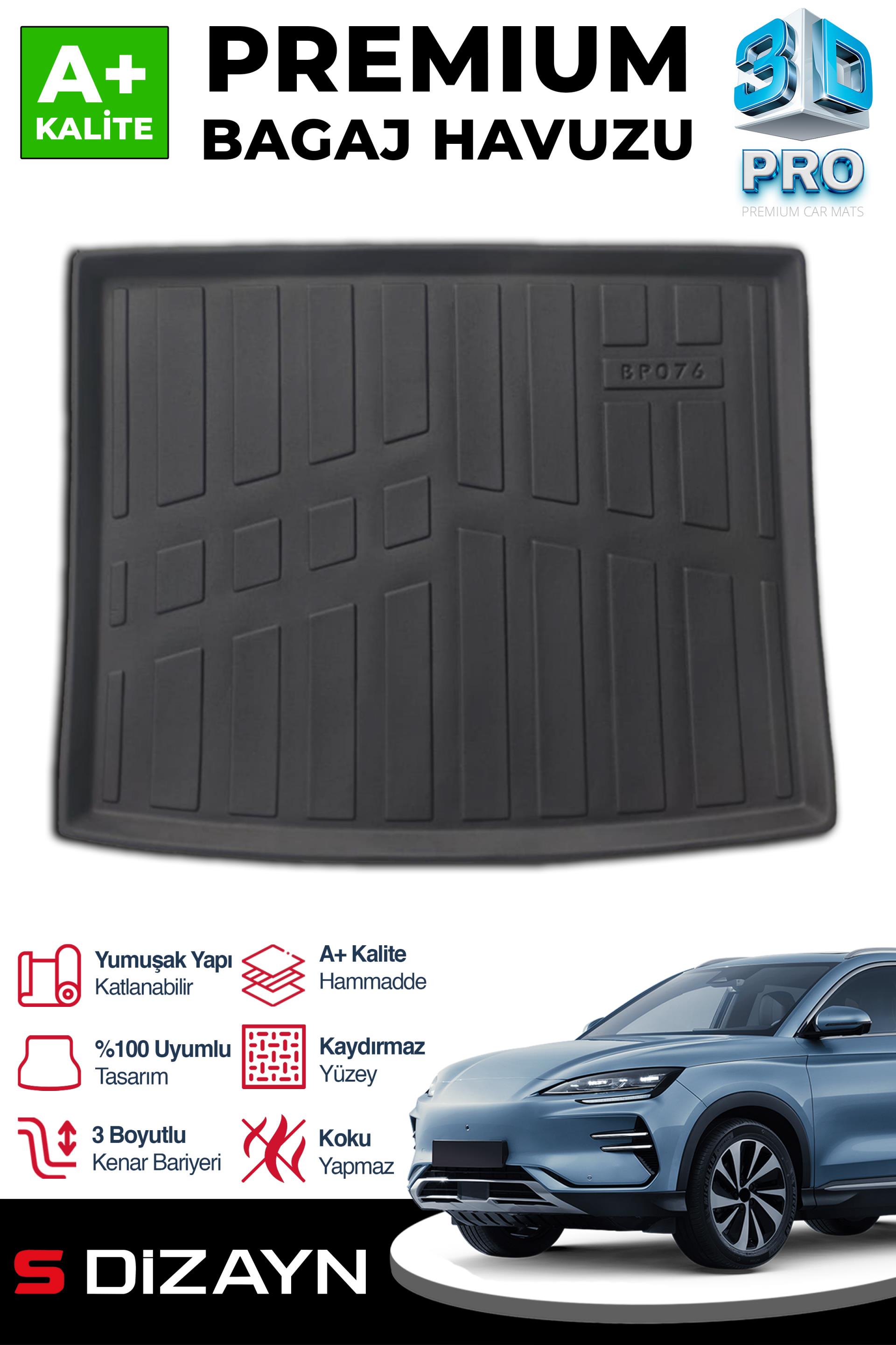 S-Dizayn BYD Seal-U 3D Pro Bagaj Havuzu Alt Bagaj 2024 Üzeri A+ Kalite