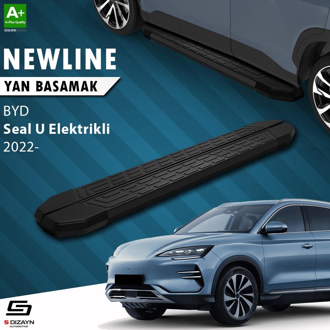 S-Dizayn BYD Seal U Elektrikli NewLine Siyah Yan Basamak 193 Cm 2022 Üzeri A+ Kalite
