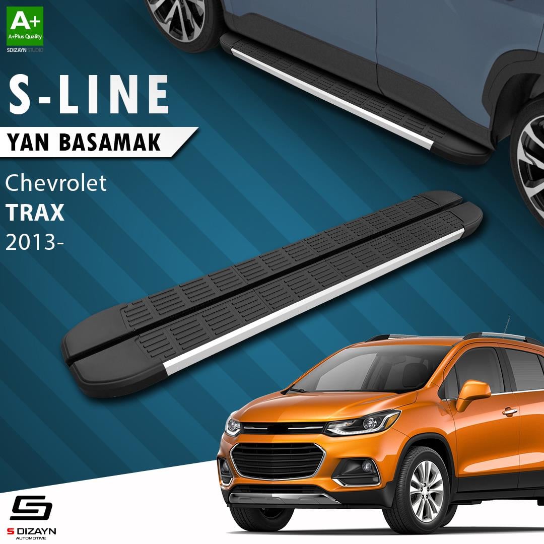 S-Dizayn Chevrolet Trax S-Line Aluminyum Yan Basamak 163 Cm 2013-2022 A+ Kalite