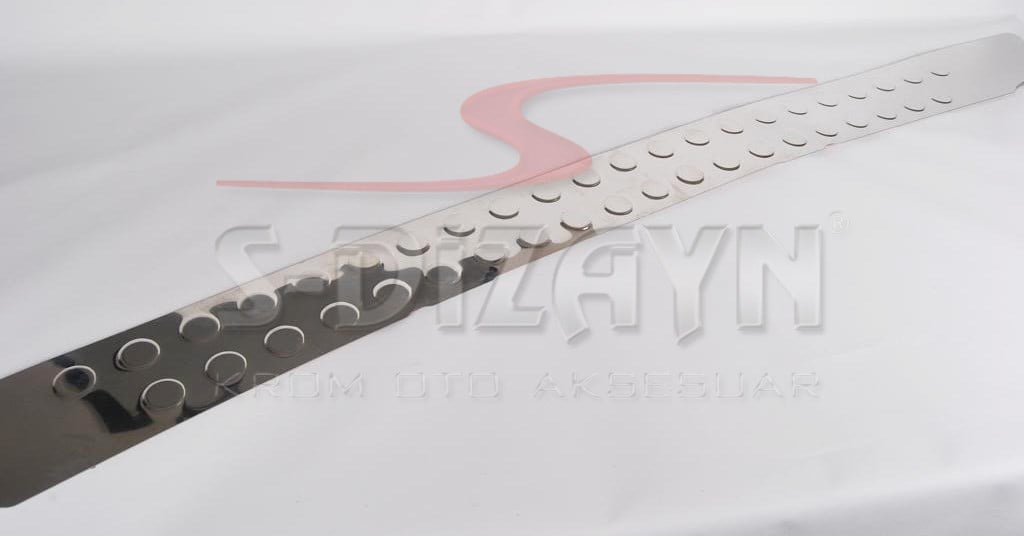 S-Dizayn Citroen Nemo Krom Arka Tampon Eşiği 2008-2017