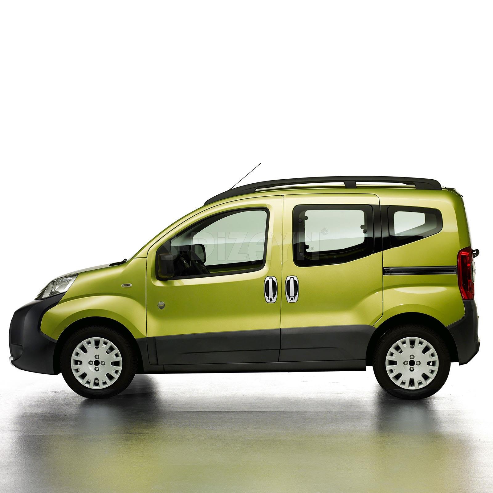 S-Dizayn Citroen Nemo Krom Kapı Kolu 4 Kapı 8 Prç 2008-2017 (Set)