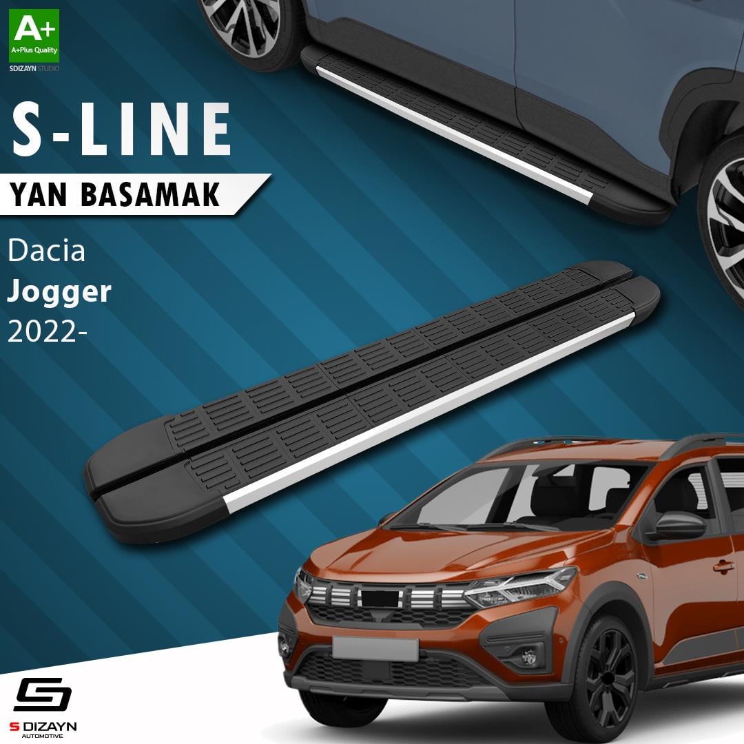 S-Dizayn Dacia Jogger S-Line Aluminyum Yan Basamak 213 Cm 2022 Üzeri A+ Kalite