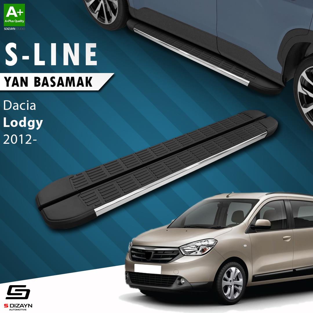 S-Dizayn Dacia Lodgy S-Line Krom Yan Basamak 203 Cm 2012 Üzeri A+ Kalite