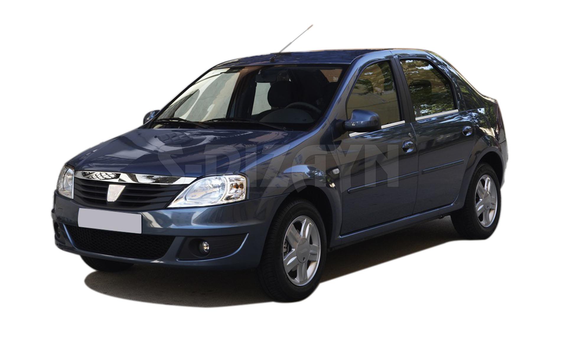 S-Dizayn Dacia Logan Krom Cam Çıtası 4 Prç 2008-2013
