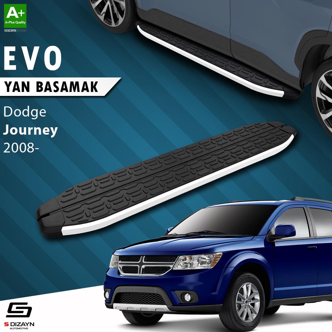 S-Dizayn Dodge Journey Evo Aluminyum Yan Basamak 183 Cm 2008-2020 A+ Kalite