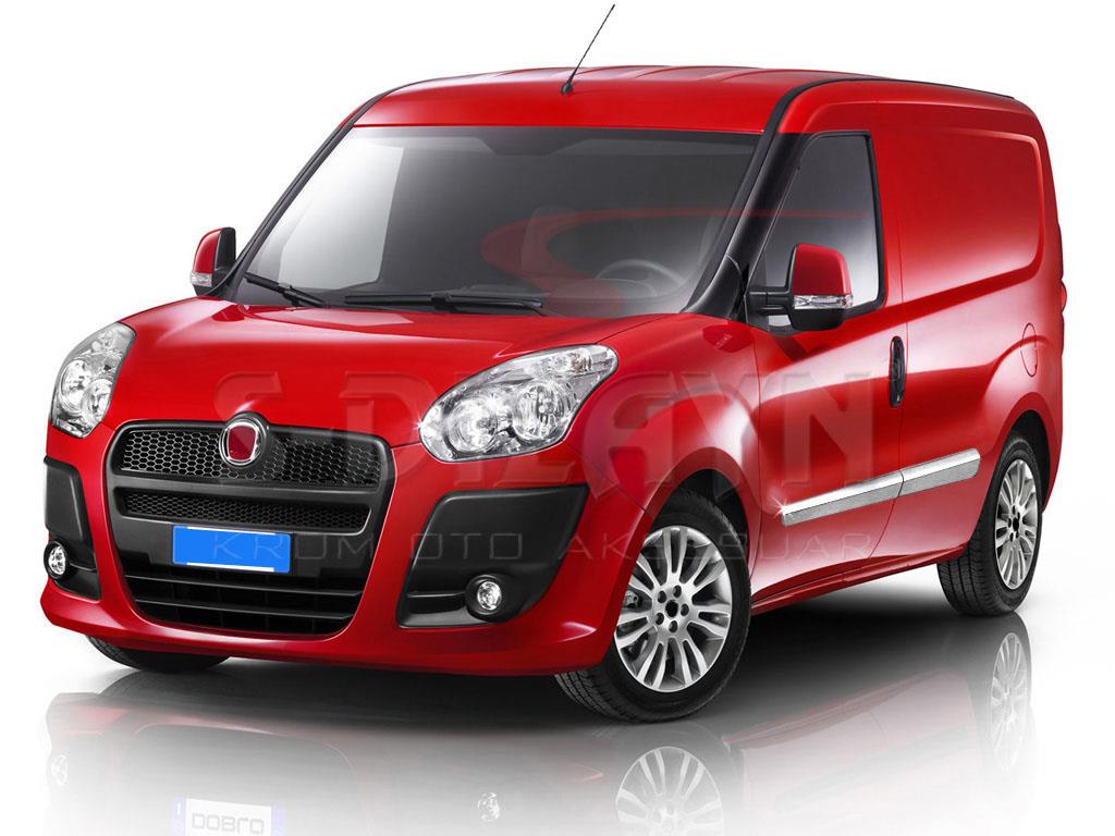 S-Dizayn Fiat Doblo Krom Yan Kapı Çıtası 4 Prç 2010-2022