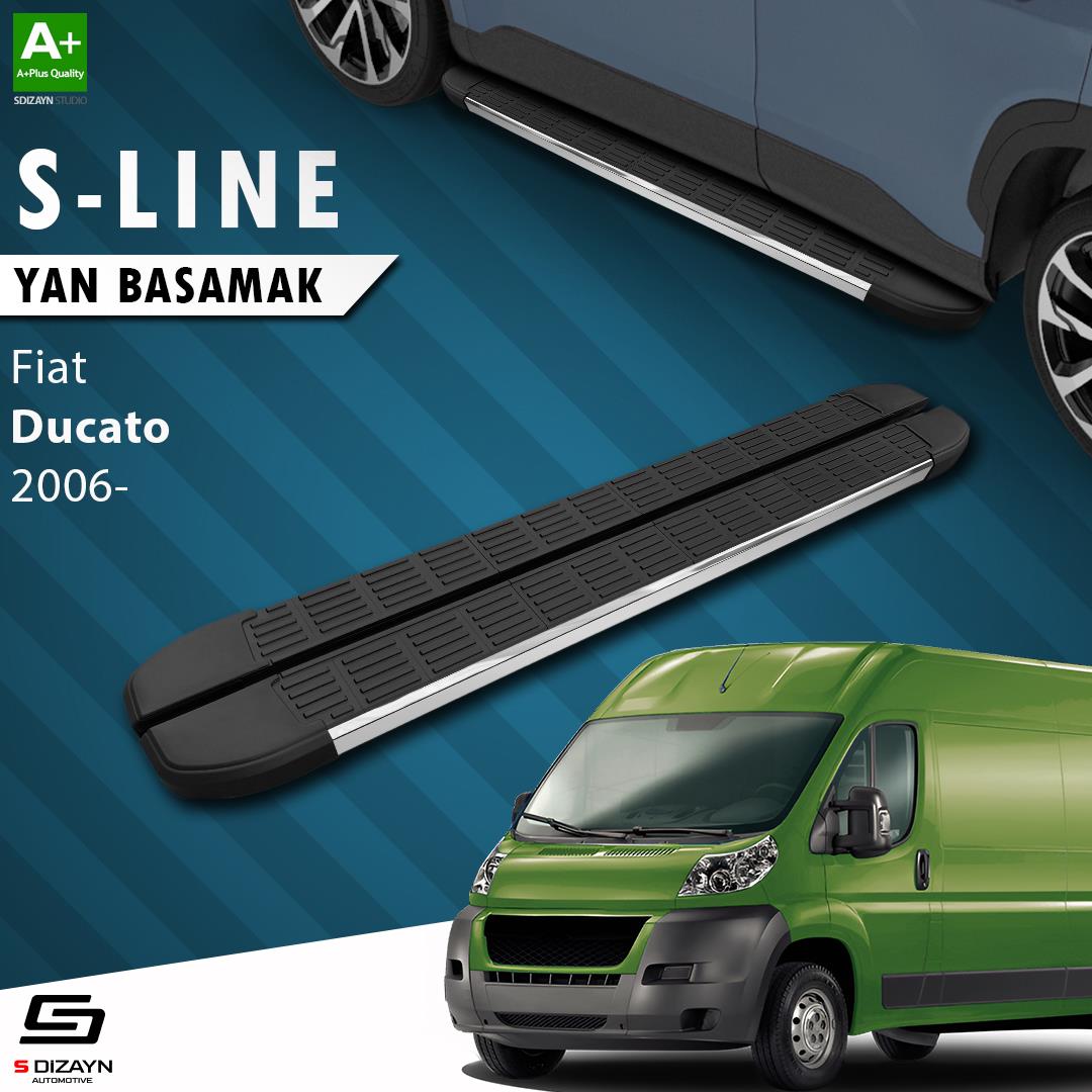 S-Dizayn Fiat Ducato 3 Kısa Şase S-Line Krom Yan Basamak 203 Cm 2006 Üzeri A+ Kalite