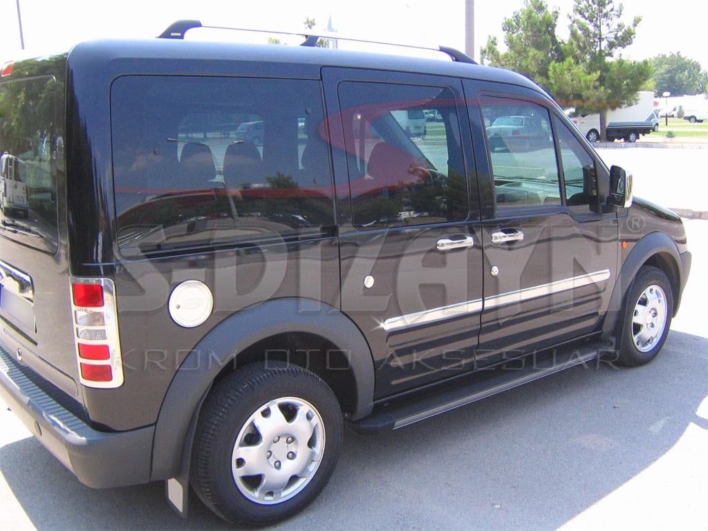 S-Dizayn Ford Connect Krom Yan Kapı Çıtası 4 Prç 2002-2014