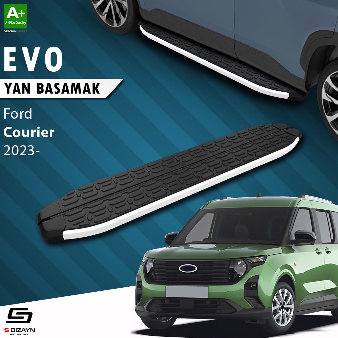 S-Dizayn Ford Courier 2 Evo Aluminyum Yan Basamak 183 Cm 2023 Üzeri A+ Kalite
