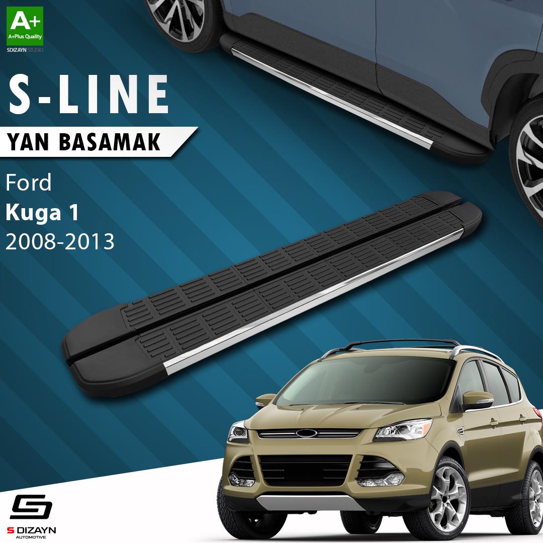 S-Dizayn Ford Kuga 1 S-Line Krom Yan Basamak 183 Cm 2008-2012 A+ Kalite