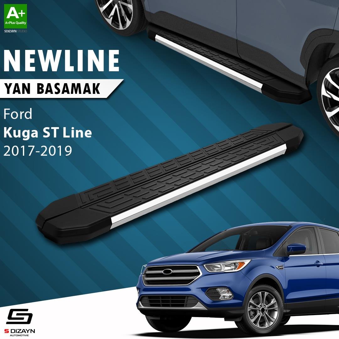 S-Dizayn Ford Kuga 2 ST-Line NewLine Krom Yan Basamak 183 Cm 2017-2019 A+ Kalite