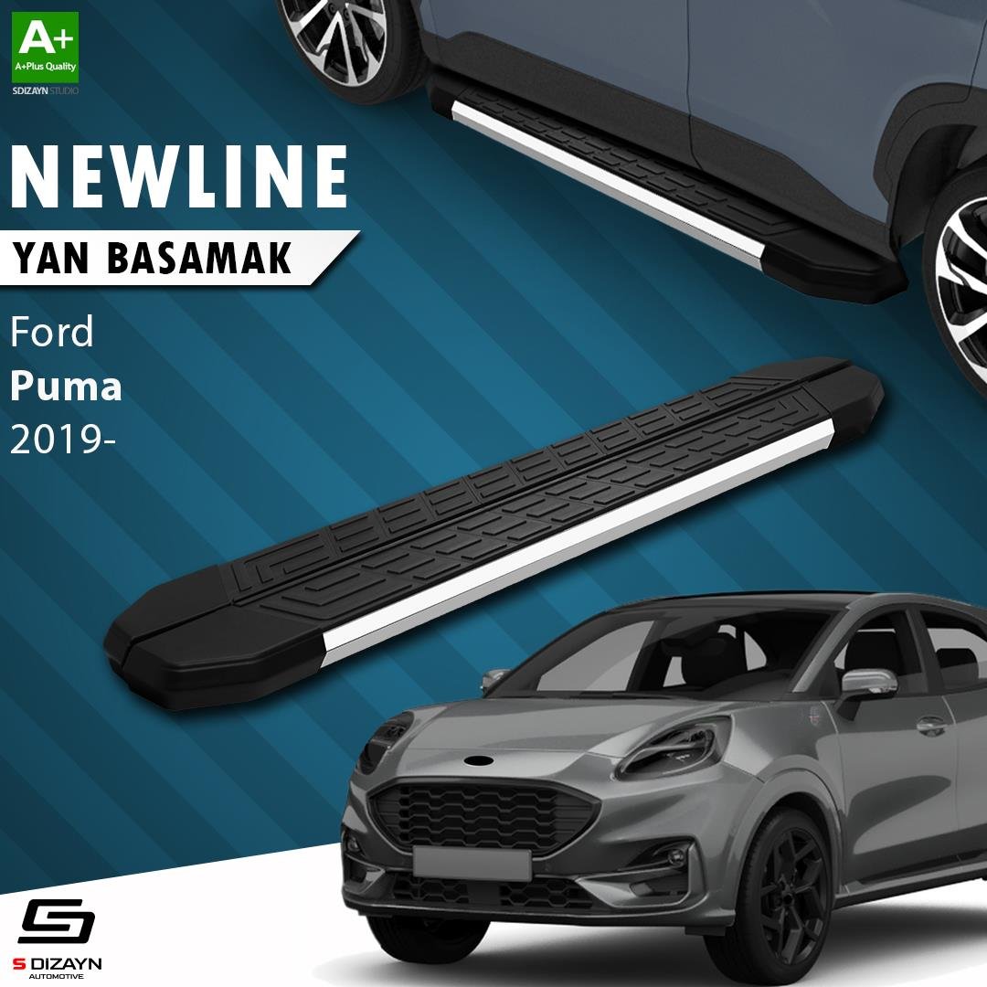 S-Dizayn Ford Puma NewLine Krom Yan Basamak 173 Cm 2019 Üzeri A+ Kalite