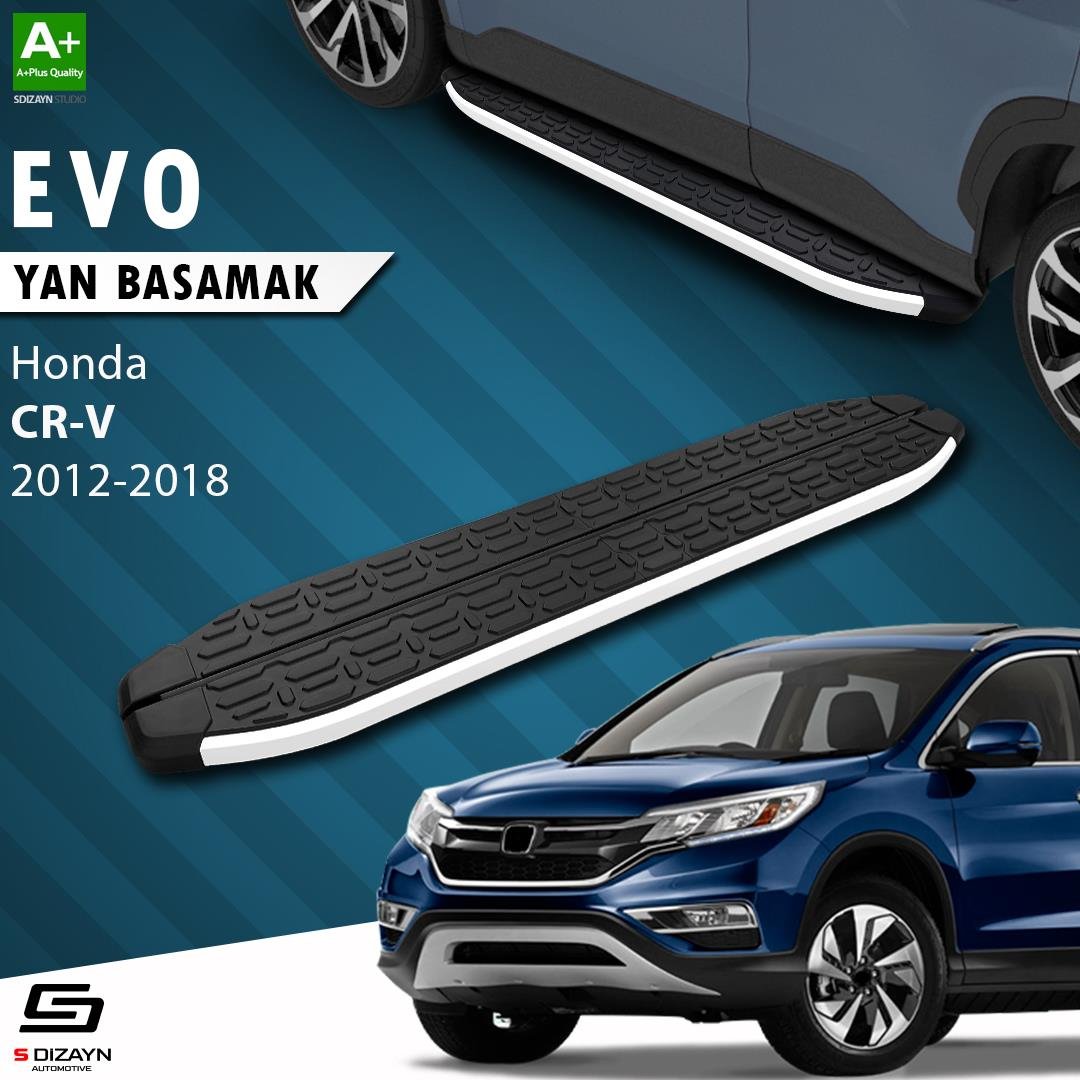S-Dizayn Honda CR-V 4 Evo Aluminyum Yan Basamak 173 Cm 2012-2018 A+ Kalite