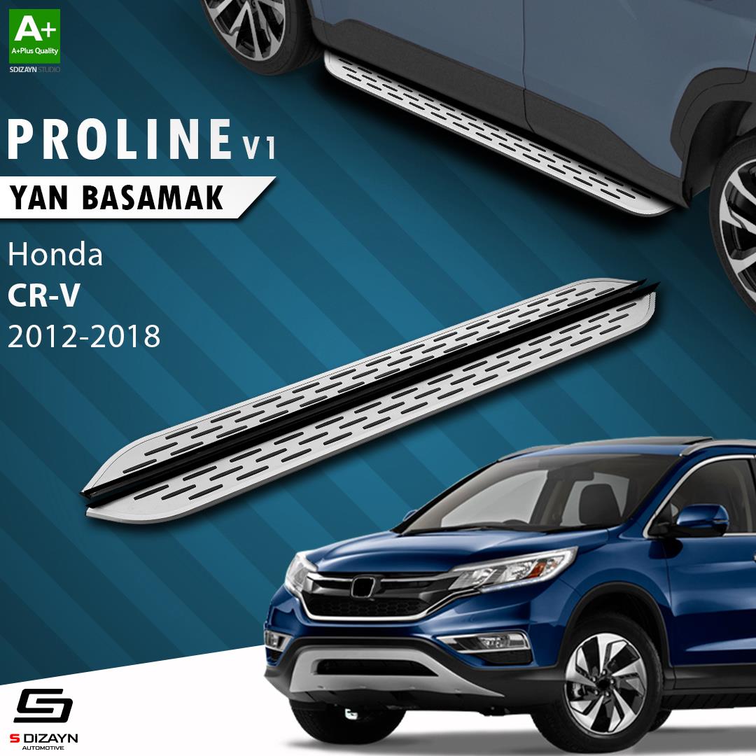 S-Dizayn Honda CR-V 4 OEM Still Pro V1 Aluminyum Yan Basamak 173 Cm 2012-2018 A+ Kalite
