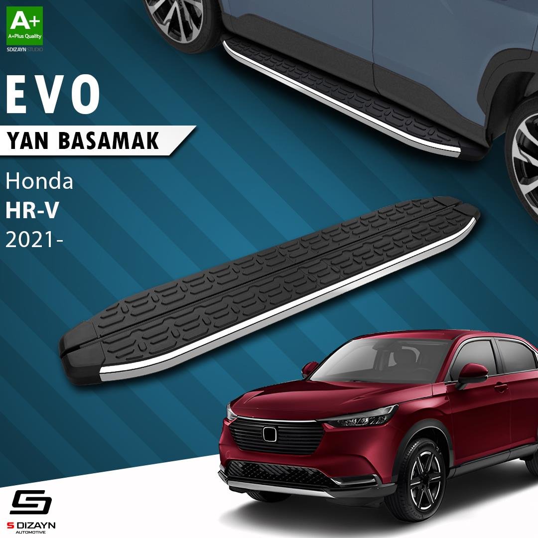 S-Dizayn Honda HR-V 3 Evo Krom Yan Basamak 173 Cm 2021 Üzeri A+ Kalite