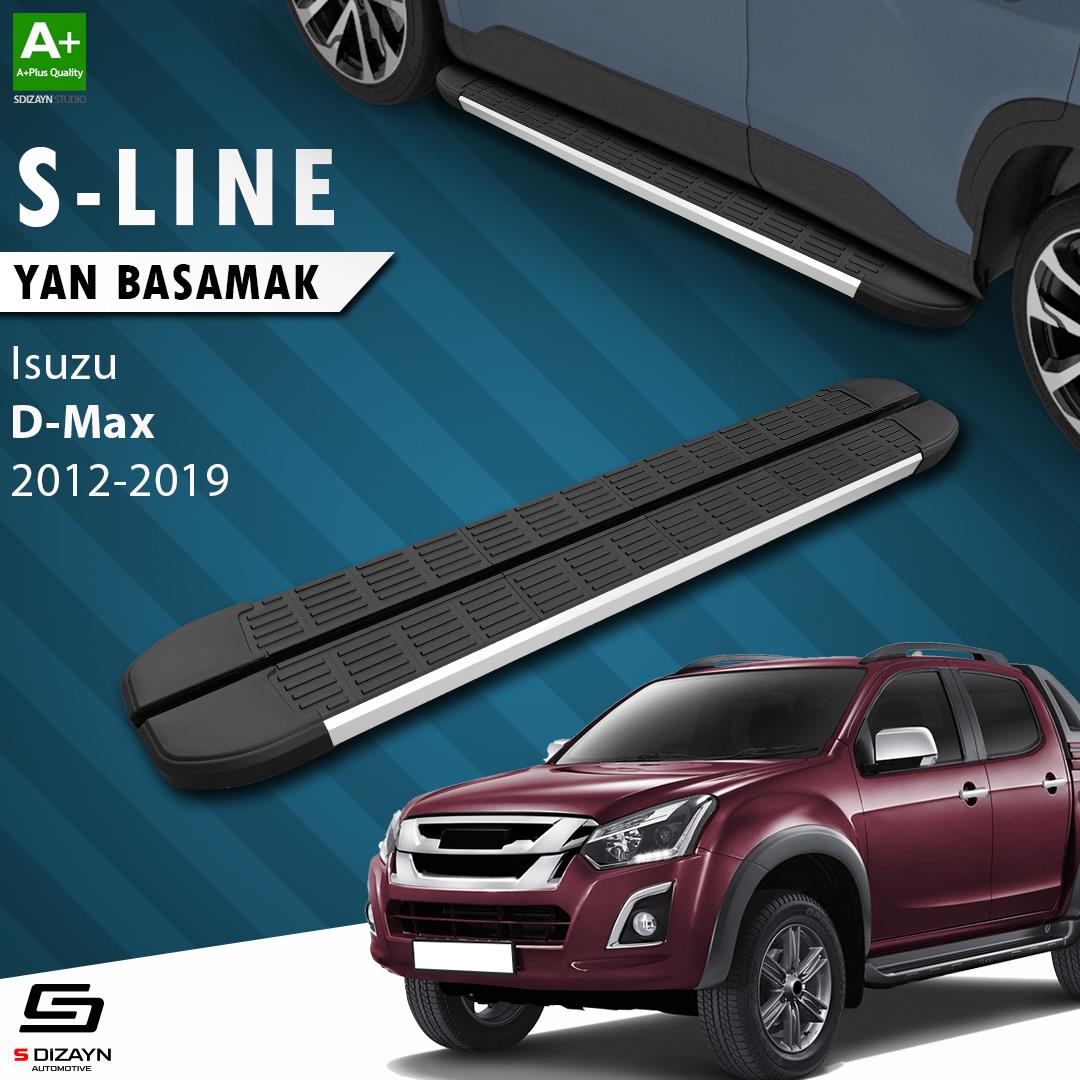 S-Dizayn Isuzu D-Max 2 S-Line Aluminyum Yan Basamak 203 Cm 2012-2019 A+ Kalite