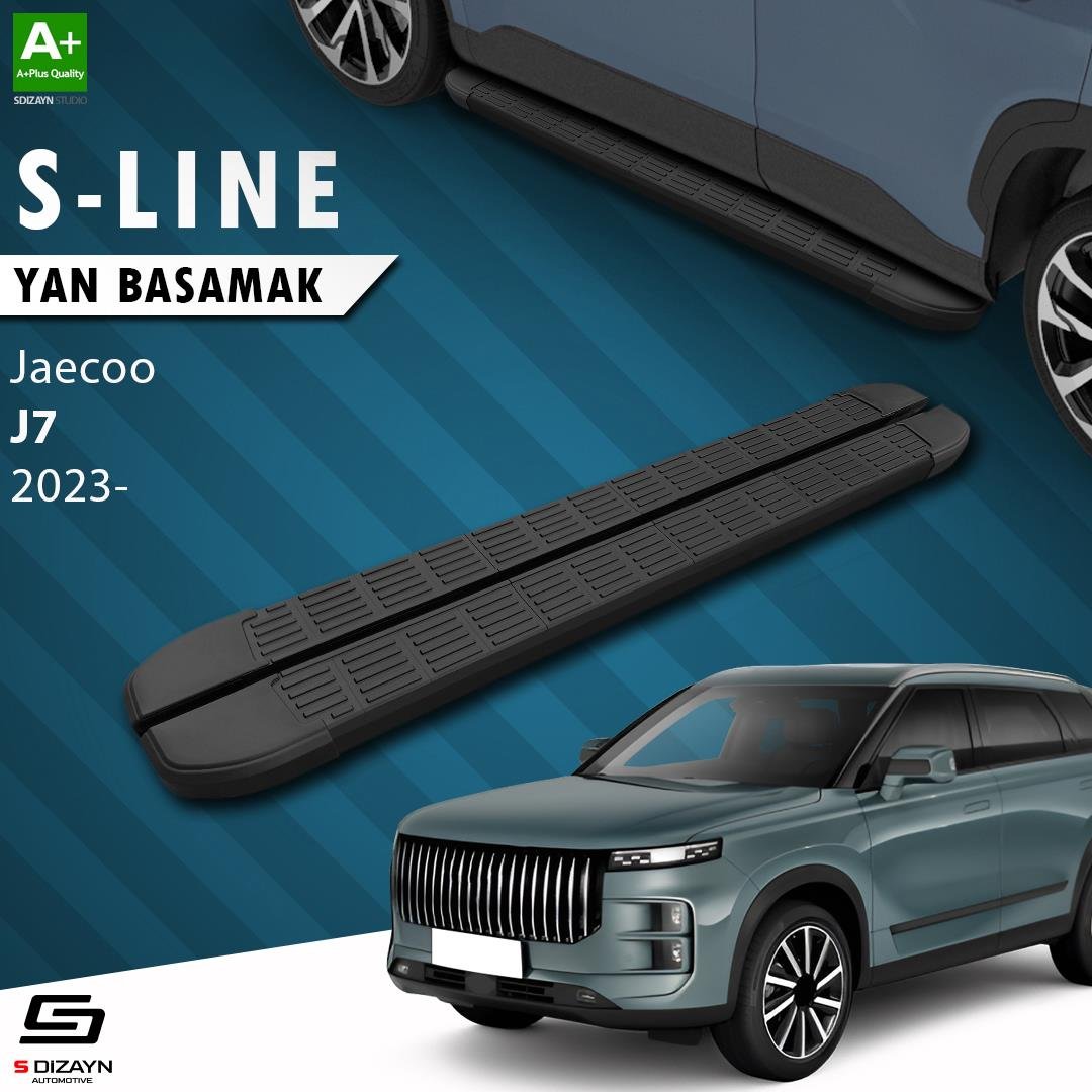 S-Dizayn Jaecoo J7 S-Line Siyah Yan Basamak 183 Cm 2023 Üzeri