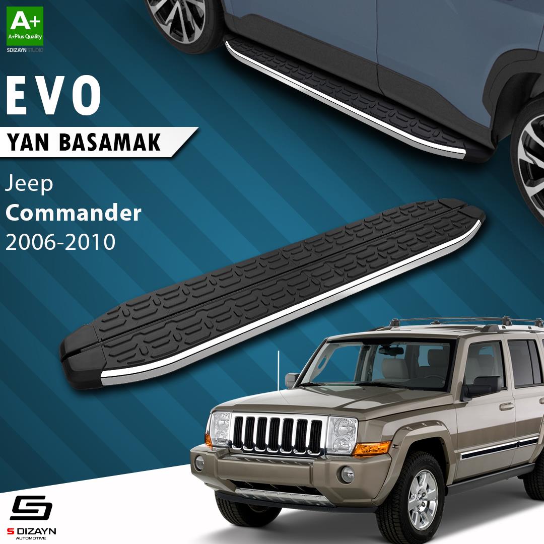 S-Dizayn Jeep Commander Evo Krom Yan Basamak 173 Cm 2006-2010 A+ Kalite