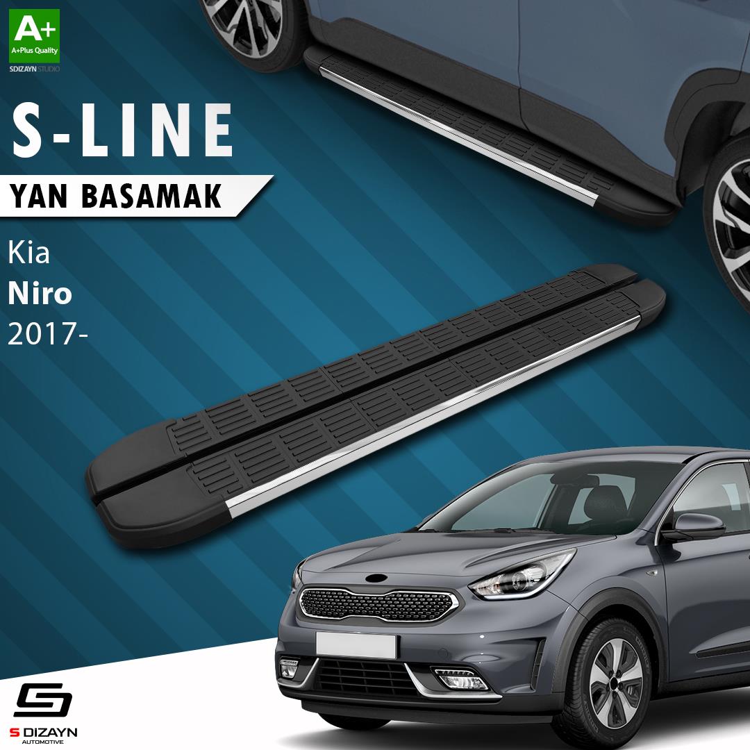 S-Dizayn Kia Niro S-Line Krom Yan Basamak 183 Cm 2017 Üzeri A+ Kalite