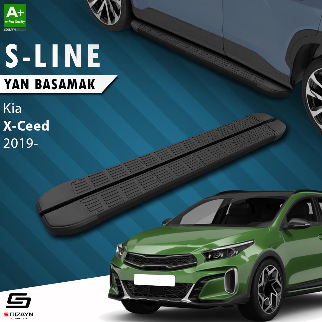 S-Dizayn Kia XCeed S-Line Siyah Yan Basamak 183 Cm 2019 Üzeri A+ Kalite