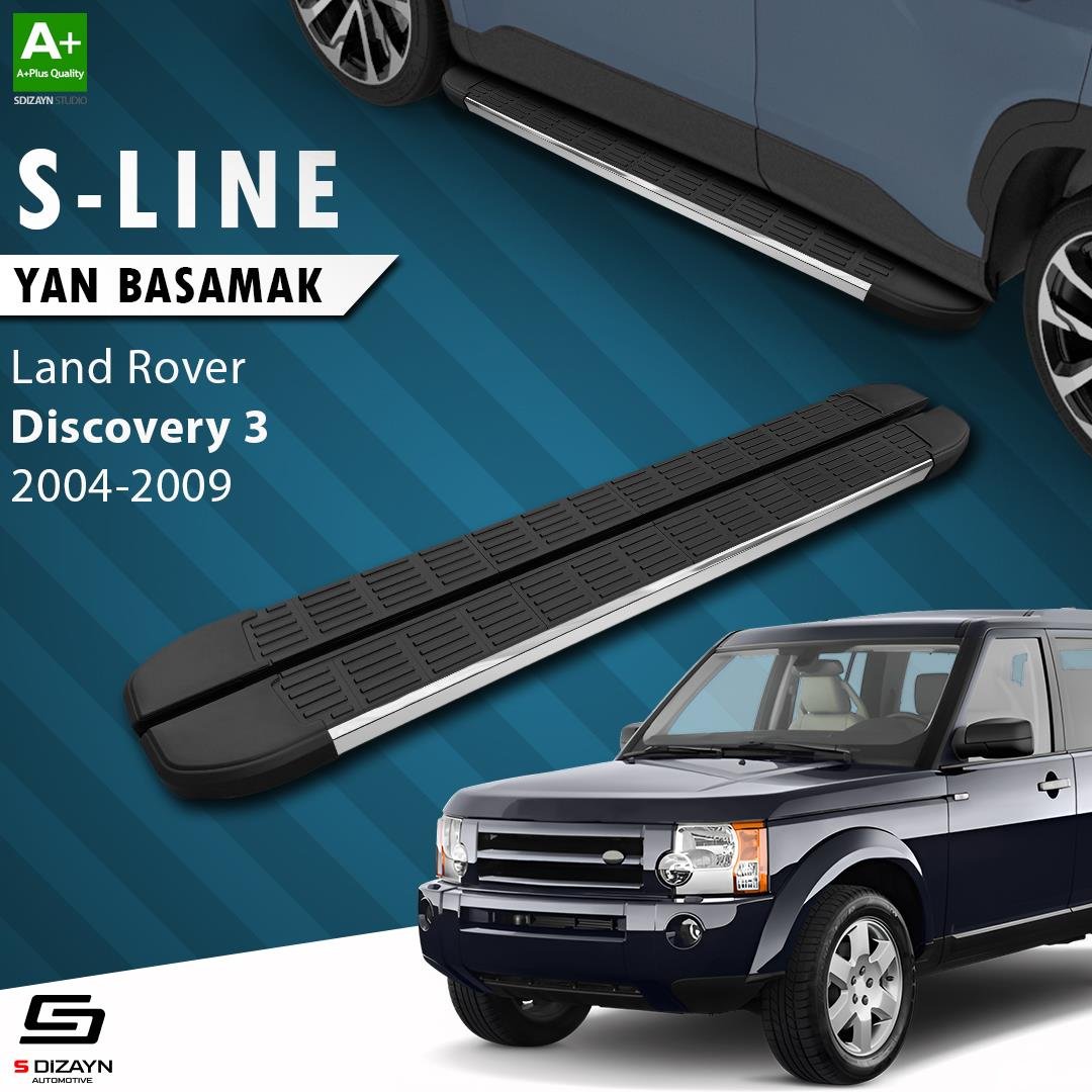 S-Dizayn Land Rover Discovery 3 S-Line Krom Yan Basamak 193 Cm 2004-2009 A+ Kalite