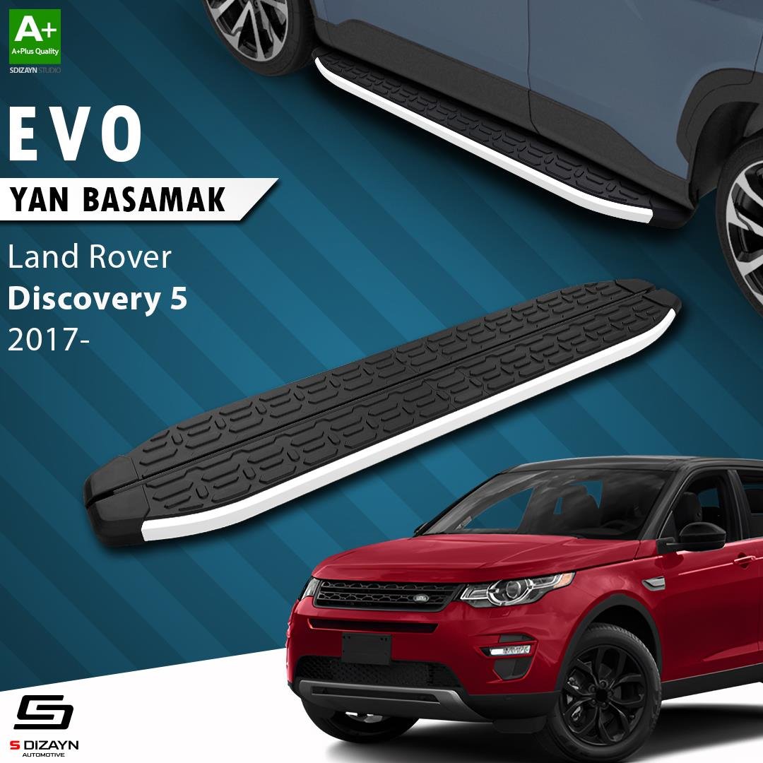 S-Dizayn Land Rover Discovery 5 Evo Aluminyum Yan Basamak 193 Cm 2017 Üzeri A+ Kalite
