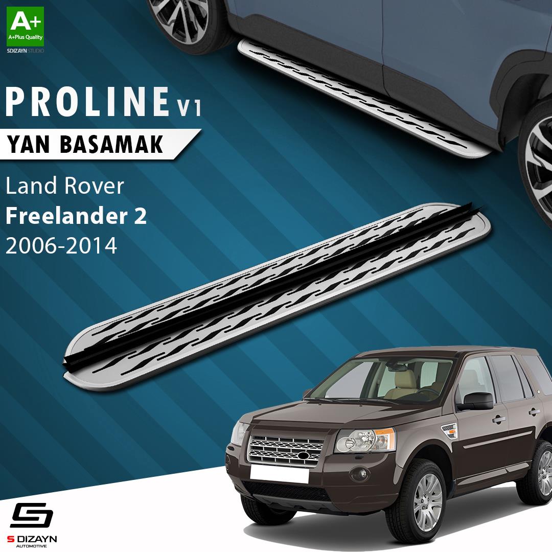 S-Dizayn Land Rover Freelander 2 OEM Still Pro V2 Aluminyum Yan Basamak 173 Cm 2006-2014 A+ Kalite