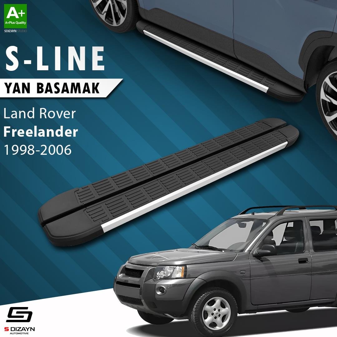 S-Dizayn Land Rover Freelander S-Line Aluminyum Yan Basamak 163 Cm 1998-2006 A+ Kalite