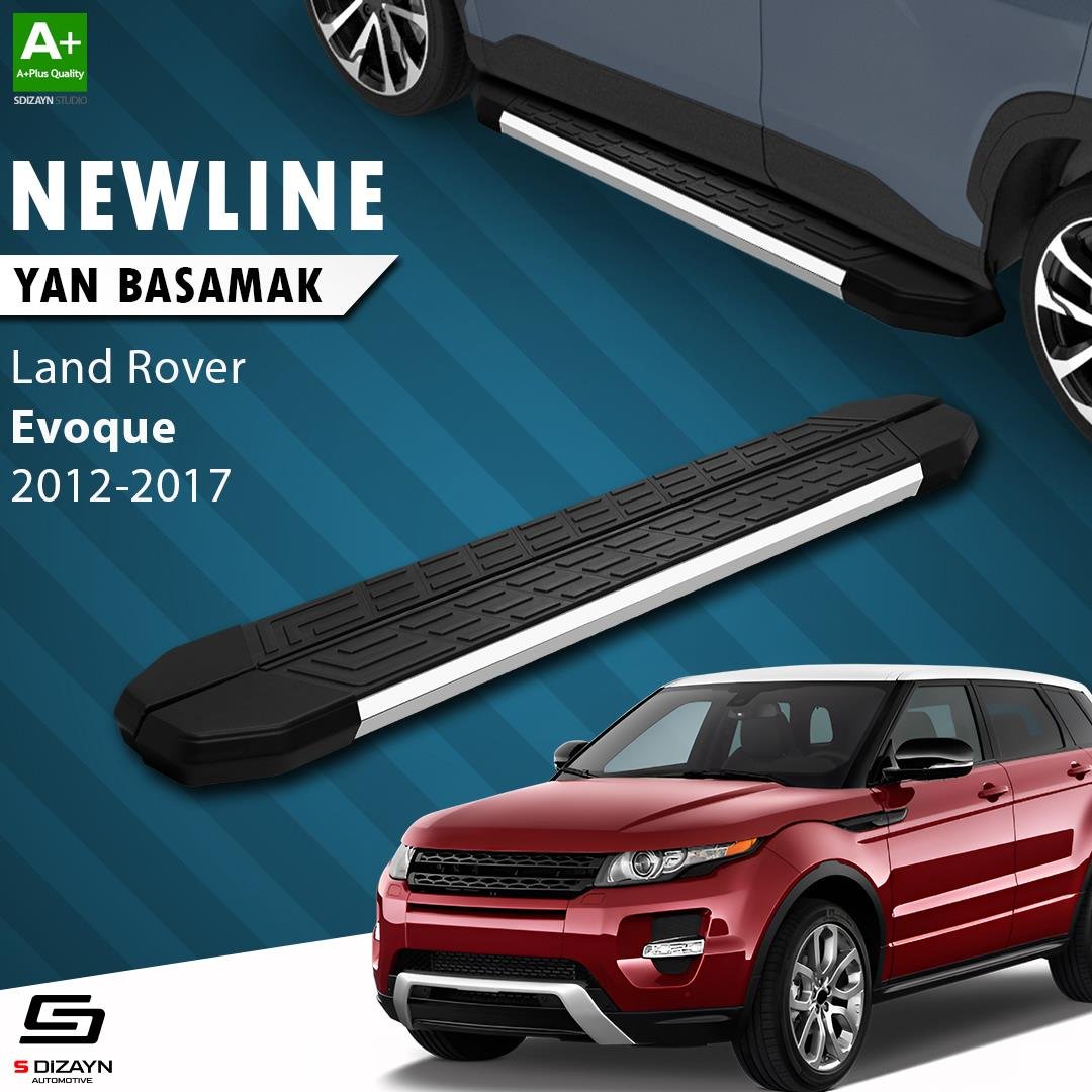 S-Dizayn Land Rover Range Rover Evoque NewLine Krom Yan Basamak 173 Cm 2012-2017 A+ Kalite