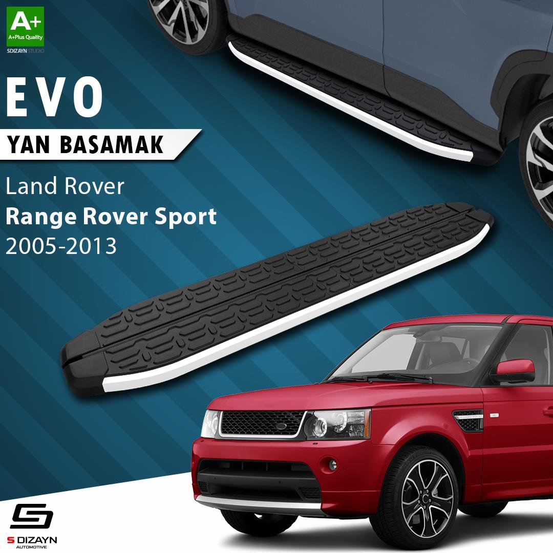 S-Dizayn Land Rover Range Rover Sport Evo Aluminyum Yan Basamak 183 Cm 2005-2013 A+ Kalite
