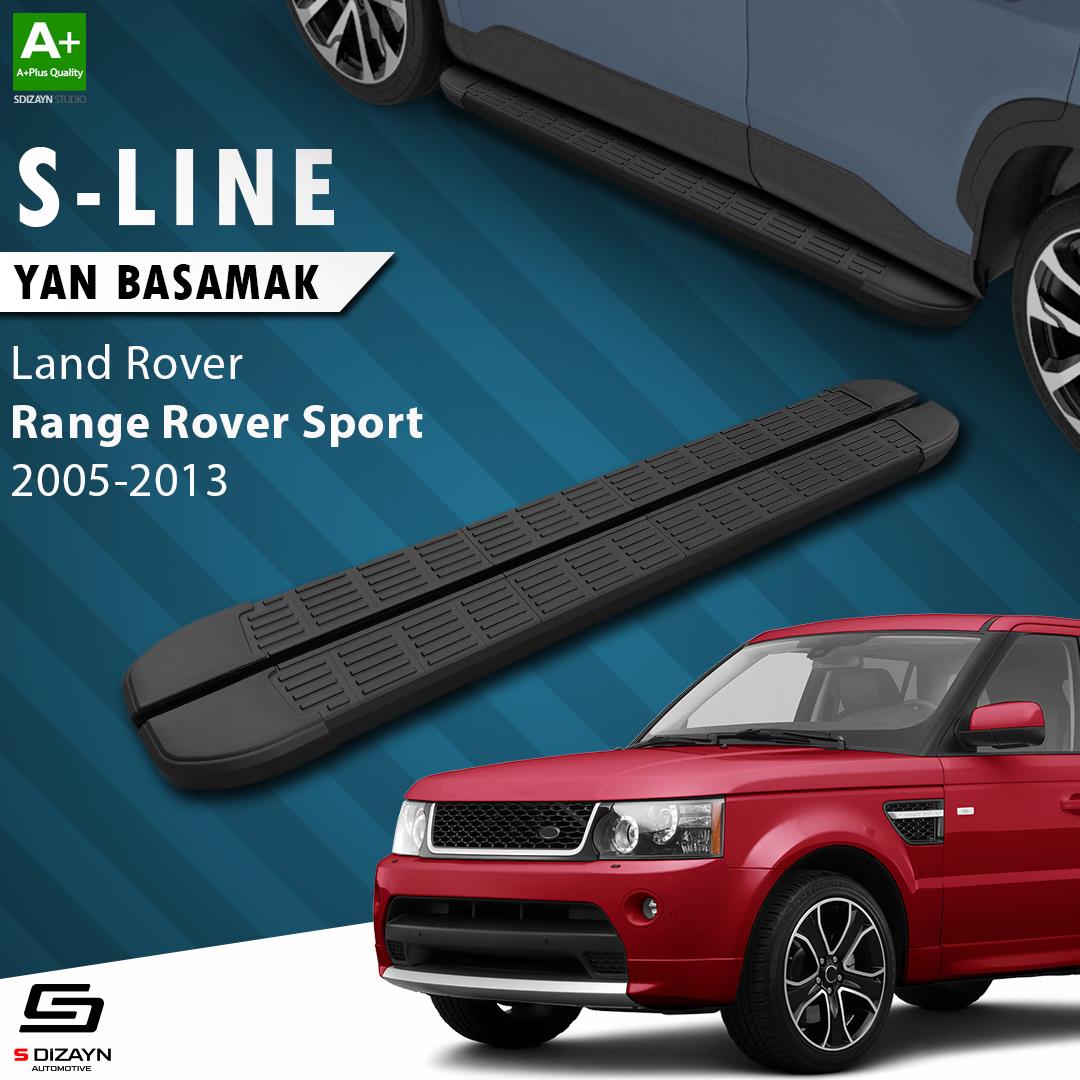S-Dizayn Land Rover Range Rover Sport S-Line Siyah Yan Basamak 183 Cm 2005-2013 A+ Kalite