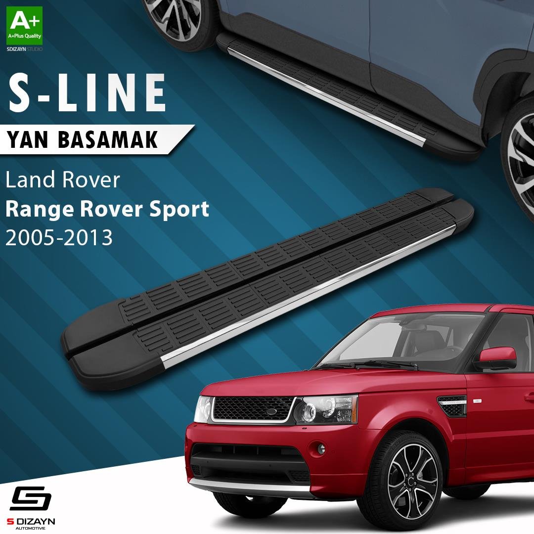S-Dizayn Land Rover Range Rover Sport S-Line Krom Yan Basamak 183 Cm 2005-2013 A+ Kalite