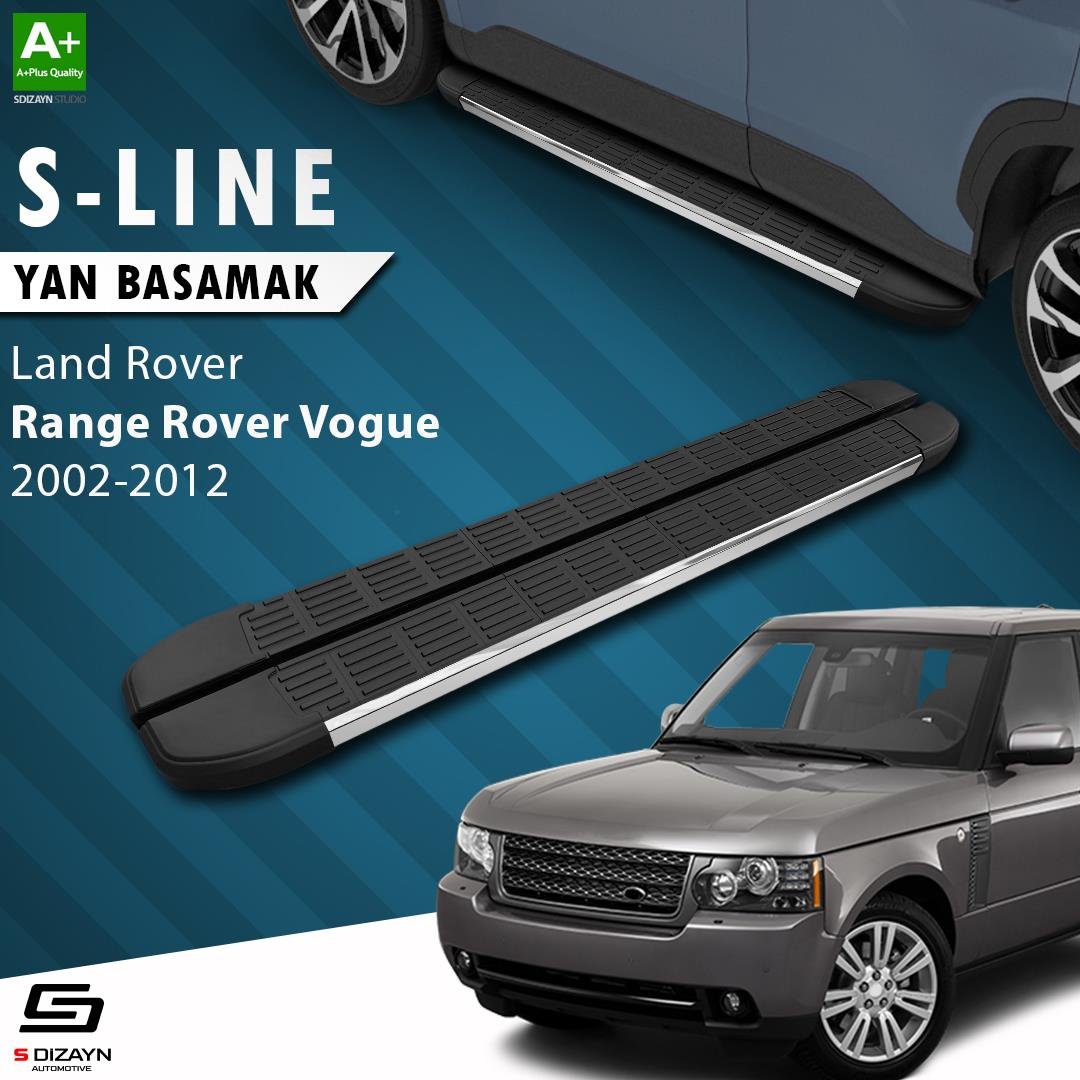 S-Dizayn Land Rover Range Rover Vogue 2 S-Line Krom Yan Basamak 183 Cm 2002-2012 A+ Kalite