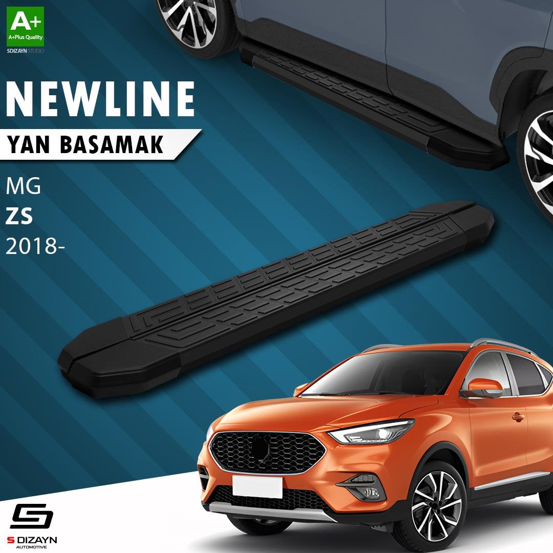 S-Dizayn MG ZS NewLine Siyah Yan Basamak 173 Cm 2018 Üzeri A+ Kalite