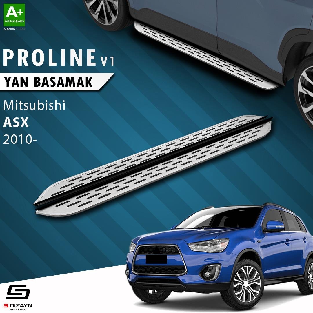 S-Dizayn Mitsubishi ASX OEM Still Pro V1 Aluminyum Yan Basamak 183 Cm 2010 Üzeri A+ Kalite